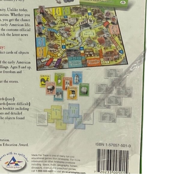 MADE FOR TRADE A Game of Early American Life Aristoplay Board Game SEALED New - Picture 5 of 8